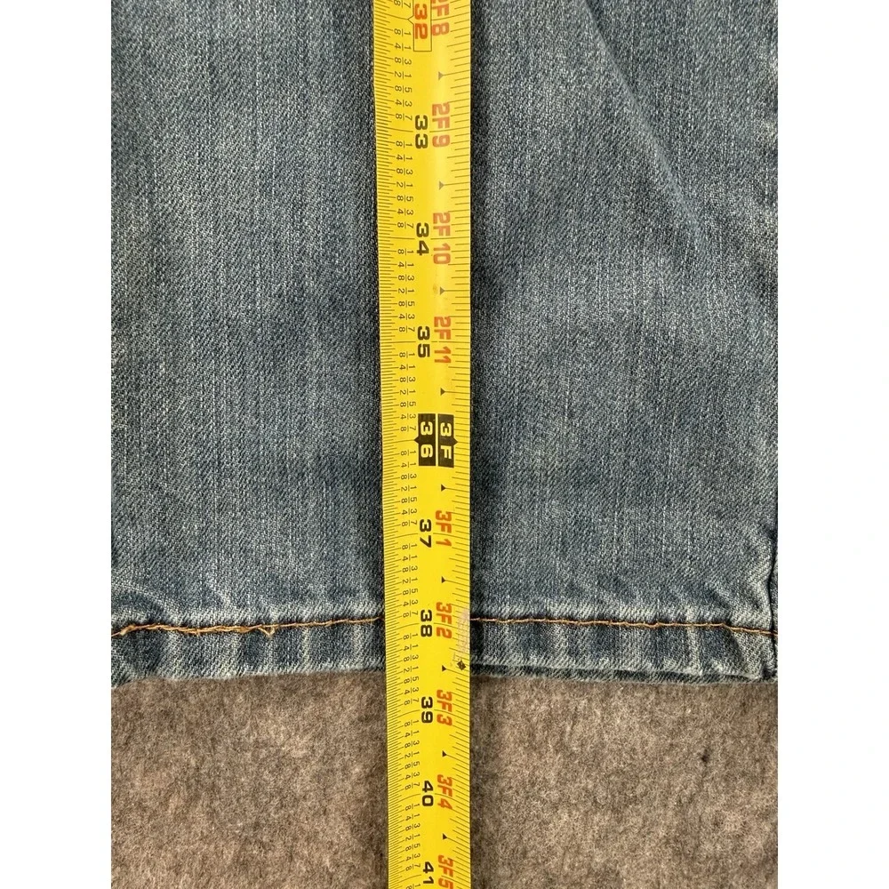 Levi's 553 Mens Blue Denim Relaxed Fit Straight‎ Leg Jeans Size 36x30